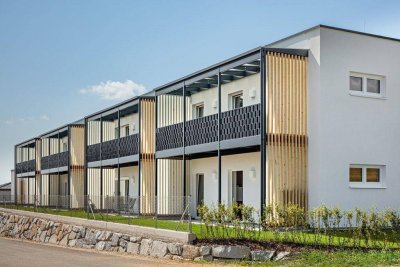 Moderne 3-Zimmer-Wohnung mit großer Loggia in St. Martin/Mkr.