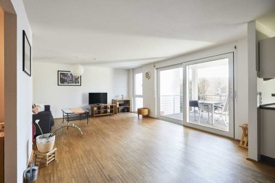 Moderne 3,5 Zimmer-Wohnung barrierefrei mit großem Balkon und Tiefgaragenstellplatz