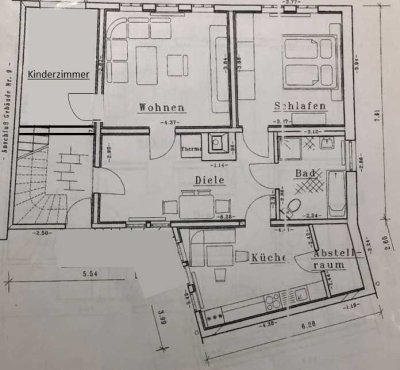 3-Zimmer-Wohnung in Schönstedt