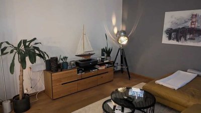 Zentrale 3-Zimmer-Maisonettewohnung (teilmöbliert)