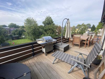 Fußbodenheizung, Kamin, großzügiger Balkon, 3 Zimmer