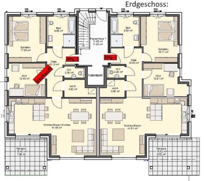 Besichtigung-Neubau ETW mit 106 m² Wfl.-