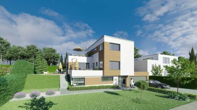 **Besichtigung So. 24.11. 11-12 Uhr**Mod. Neubau-Villa in Bestlage von Mering I inkl. Bergblick**