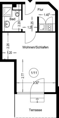 Gemütliche 1-Zimmer-Wohnung in Uninähe