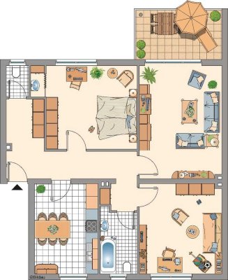 Großzügige 3 Zimmerwohnung in Stolberg