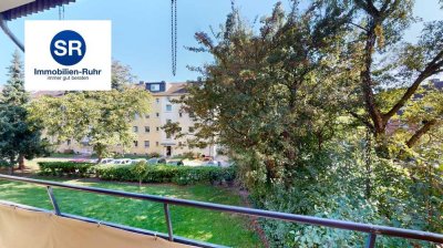 3,5 Raum Eigentumswohnung, frei, 1. OG  mit Balkon in zentraler Lage und Blick ins Grüne