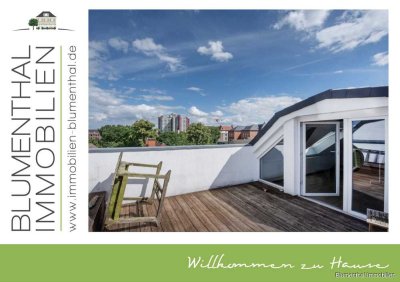 Charmante & gepflegte Altbauwohnung mit 360° Dachterrasse in Bielefeld-Mitte