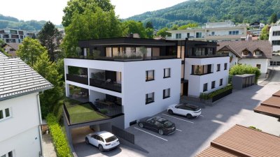 3-Zi.-Neubauwohnung mit Loggia und 2 Tiefgaragenplätzen, Projekt TW02