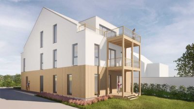 KfW 40 EE | Einzug 03/25 | Biobau | 5% AfA | Exklusive DG-Wohnung mit Terrasse & Panoramablick +++