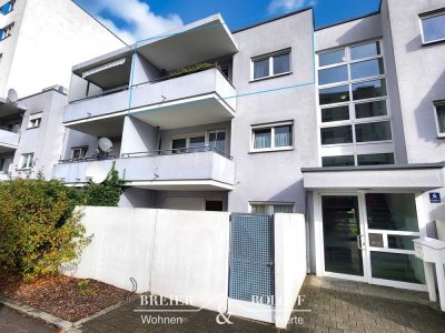 Junge 3 Zi.-Wohnung  mit großem Balkon in familiärer Wohnanlage in München, Stadtteil Nordhaide