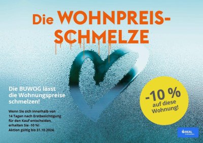 -10% WOHNPREISSCHMELZE ! Sonnige Eigentumswohnung mit Balkon!