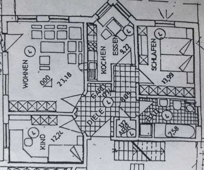 75 qm große 3-Raum-Souterrain-Wohnung mit Einbauküche in Abensberg