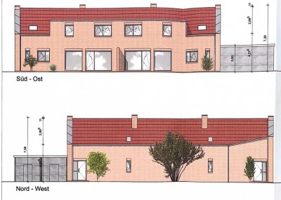 DHH Neubau mit Carport in zentraler Lage von Ihrhove WE2