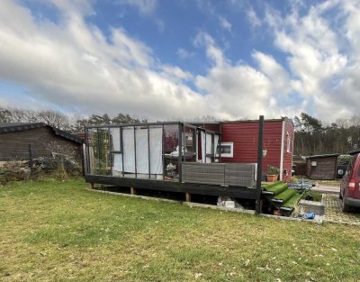 Zu verkaufen: Mobiles Tiny House mit Stellplatz mitten in der Natur