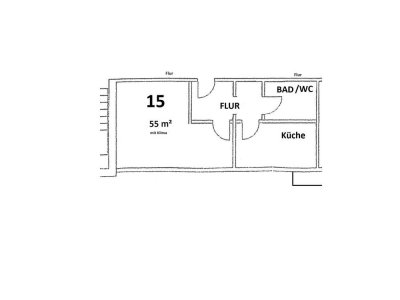 Geschmackvolle, gepflegte 1-Zimmer-Wohnung in Gernsbach