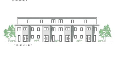 Exklusives projektiertes Reihenmittelhaus in SG-Aufderhöhe – Gestaltbarer Neubau in Traumlage