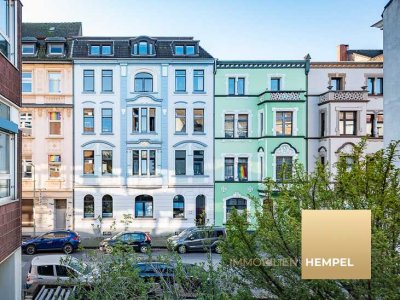 Stadtperle - Zentrumsnahe Etagenwohnung mit Altbaucharme im Duisburger Dellviertel