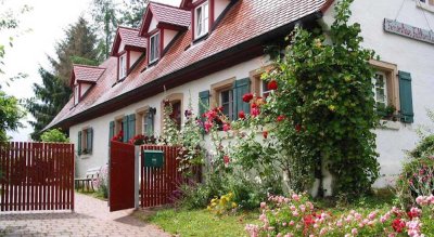 Denkmalgeschütztes fränkisches Bauernhaus Ferienhaus Falkenlust in Haundorf