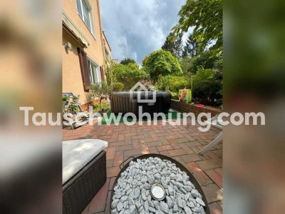 Tauschwohnung: Wohnung in Grafenberg mitTerrasse und Garten