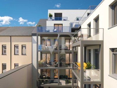 Urbane Neubau 4 Zimmer Eigentumswohnung in ruhiger Lage von Aachen