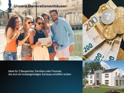 ideal für zwei Baupartner, Familien oder Freunde