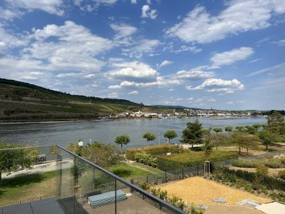 „Auge was willst du mehr?" Spitzenwasserblick in Bingen direkt am Rhein