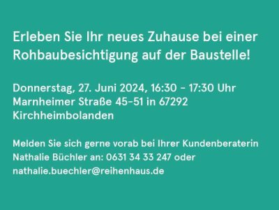 Ihr Wohntraum in Kirchheimbolanden: Reihenmittelhaus mit 120 m² ab 339.990 Euro