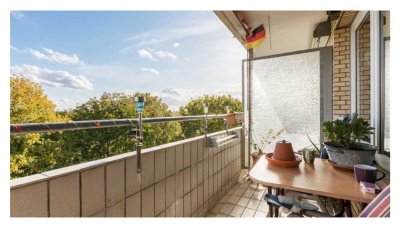 Vollständig renovierte 2-Zimmer-Wohnung mit Balkon in Mönchengladbach