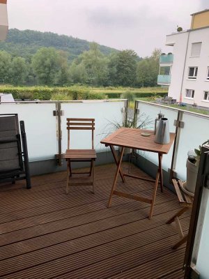 Exklusive, geräumige 2-Zimmer-Wohnung  mit Ausblick auf die Ruhr