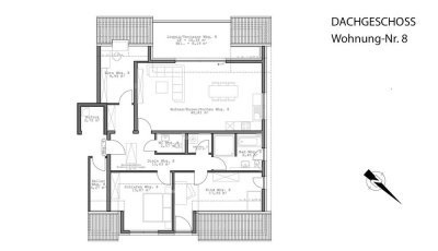 Neubau - Exklusive 4-Zimmer-Wohnung mit Dachterrasse & 2 Außenstellplätzen