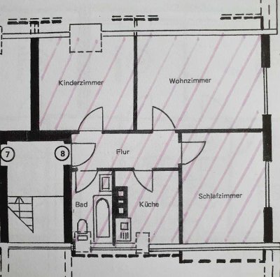 Geschmackvolle 3-Raum-DG-Wohnung in Bad Krozingen