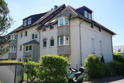 Nahe der Kölner Stadtgrenze: Individuelle DG-Maisonette mit 2 TG-Stellplätzen in Lev.-Sc