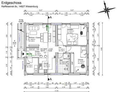 Erstbezug: Schöne 3-Raum-Erdgeschosswohnung mit gehobener Innenausstattung in Wiesenburg/Mark