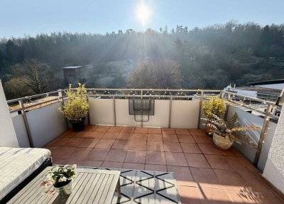 Helle 4-Zimmer-Wohnung mit Südbalkon und Blick ins Grüne