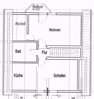 Exklusive, modernisierte 2-Raum-DG-Wohnung mit Balkon in Hoppegarten