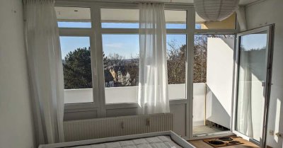 sonnige 1 Zimmer-Wohnung in MZ-Marienborn mit Südwestbalkon