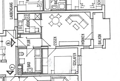 Exklusive 2-Raum-Wohnung mit Balkon, Einbauküche und Carport in Leutkirch im Allgäu