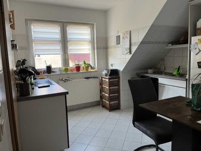 Preiswerte, sanierte 2-Zimmer-Wohnung mit Balkon und Einbauküche in Wittstock