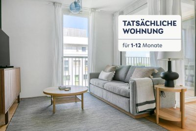 Donaumarina, Bestlage Donau &amp; Innenstadt, direkt an der U-Bahn, 2 Zimmer mit Fitness, Sauna, Loggia(VIE143)