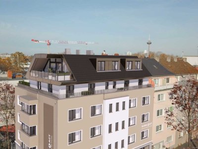 Exklusives Wohnen in Köln-Lindenthal – Lichtdurchflutete Wohnung mit großer Dachterrasse, WE 10