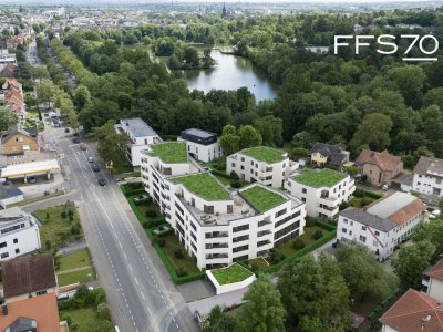 Exklusive Penthouse-Wohnung mit gehobener Ausstattung große Terrasse und zwei Balkone in Bad Nauheim