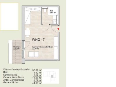 Betreutes Wohnen in der Goetheresidenz / 1-Zimmer-Wohnung