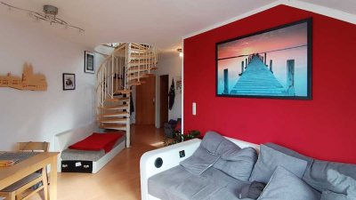 Über den Dächern von Magdeburg - 2,5 Zimmer-Maisonettewohnung mit Balkon in ruhiger Lage