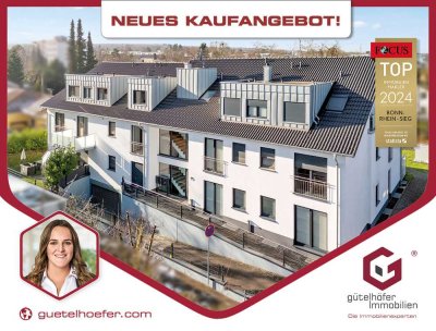 Moderne und bezugsfreie Zweiraumwohnung mit Einbauküche, Aufzug, Balkon u. TG-Stellplatz in der City