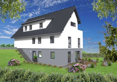 IHR HAUS-IN-HAUS WOHNTRAUM: Zwei Vollgeschosse, Effizienzhaus40-Neubau - perfekt gelegen mit Garten