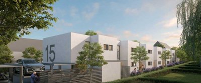 Neubau in Bissendorf: Modernes 3,5-Zimmer-Mittelhaus mit Garten und Terrasse