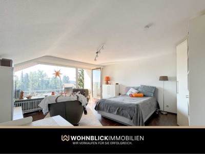 **Gepflegte 1-Zimmer-Wohnung mit Südbalkon und herrlicher Aussicht in Dobel/Nordschwarzwald**