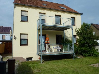 Geräumige 3-Raum-Wohnung mit Balkon und Gartenzugang in Raguhn