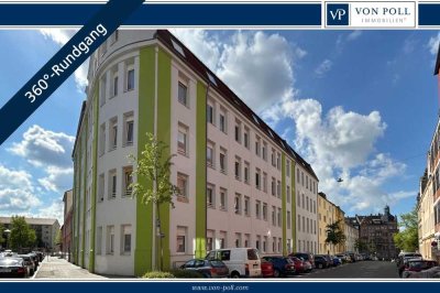 VON POLL | Fürth-Südstadt - Leerstehende 1-Zimmer-Wohnung mit Tiefgarage