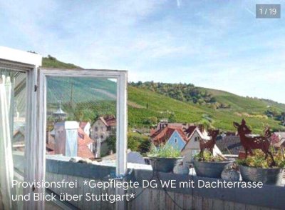 DACHTERRASSE - Große 3 Zi-Wohnung - In zentraler, ruhiger Lage von Untertürkheim